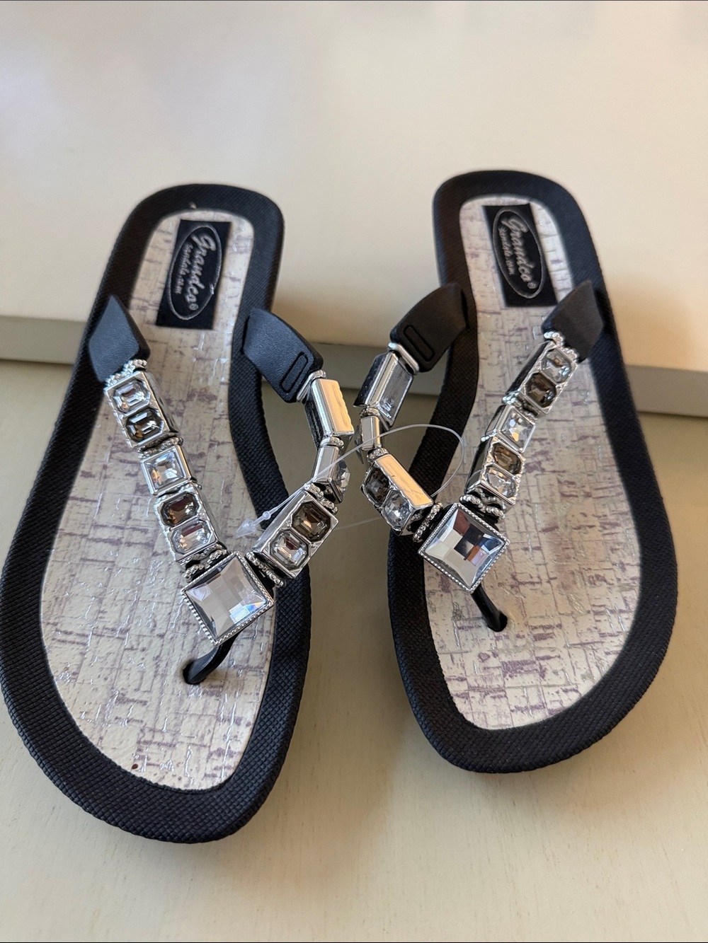 Grandco Gem Sandals black size 5
